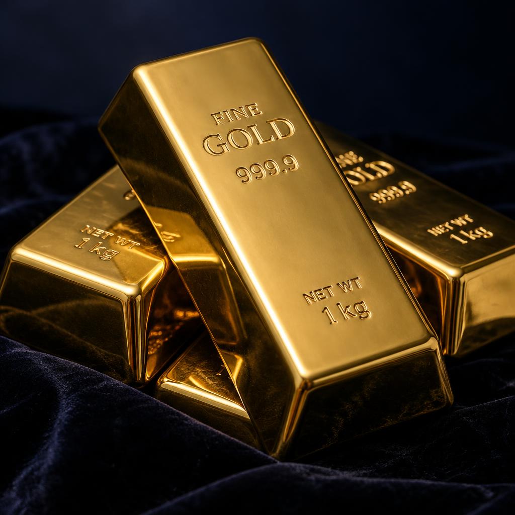 1kg 99.9% fine gold bars