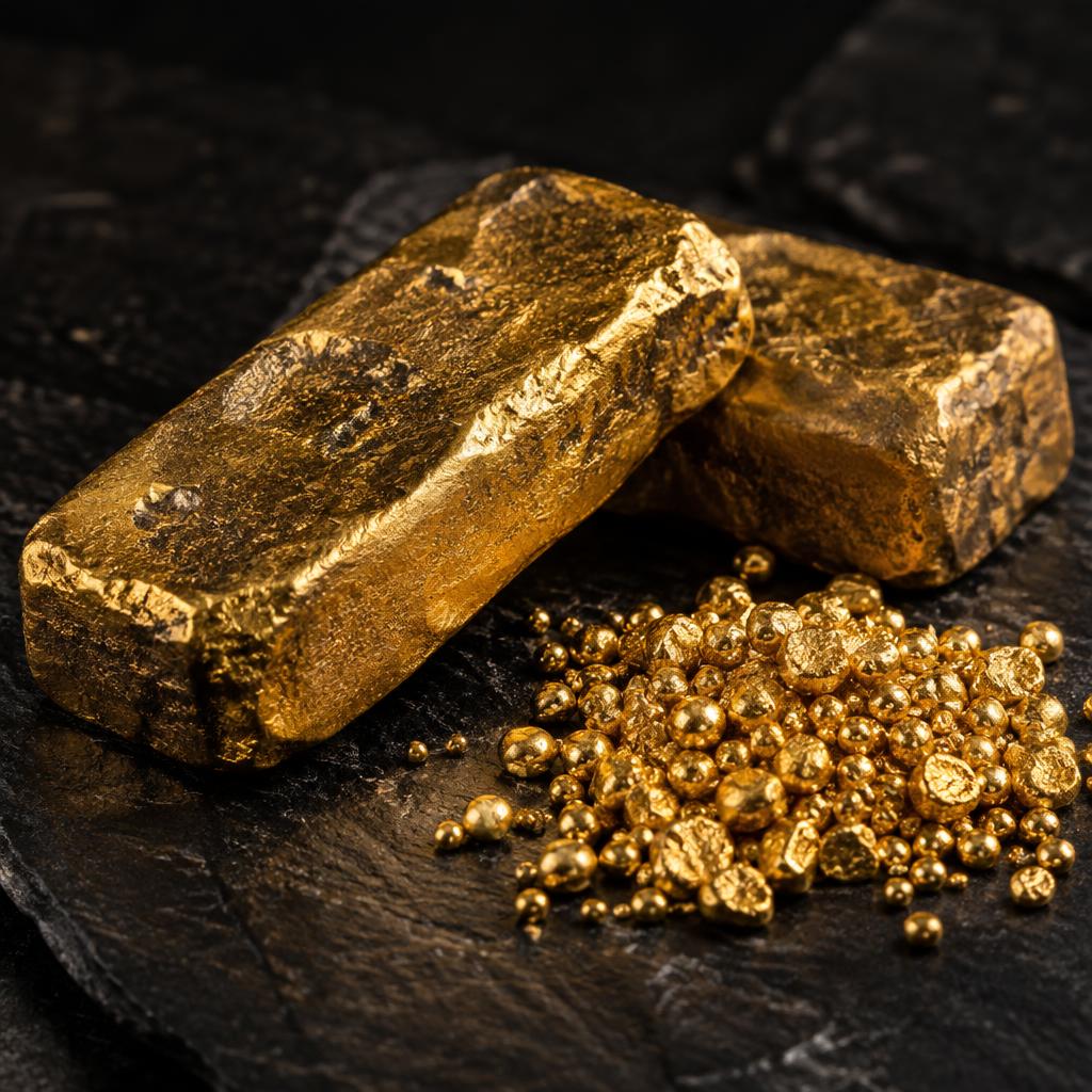 African gold doré bars