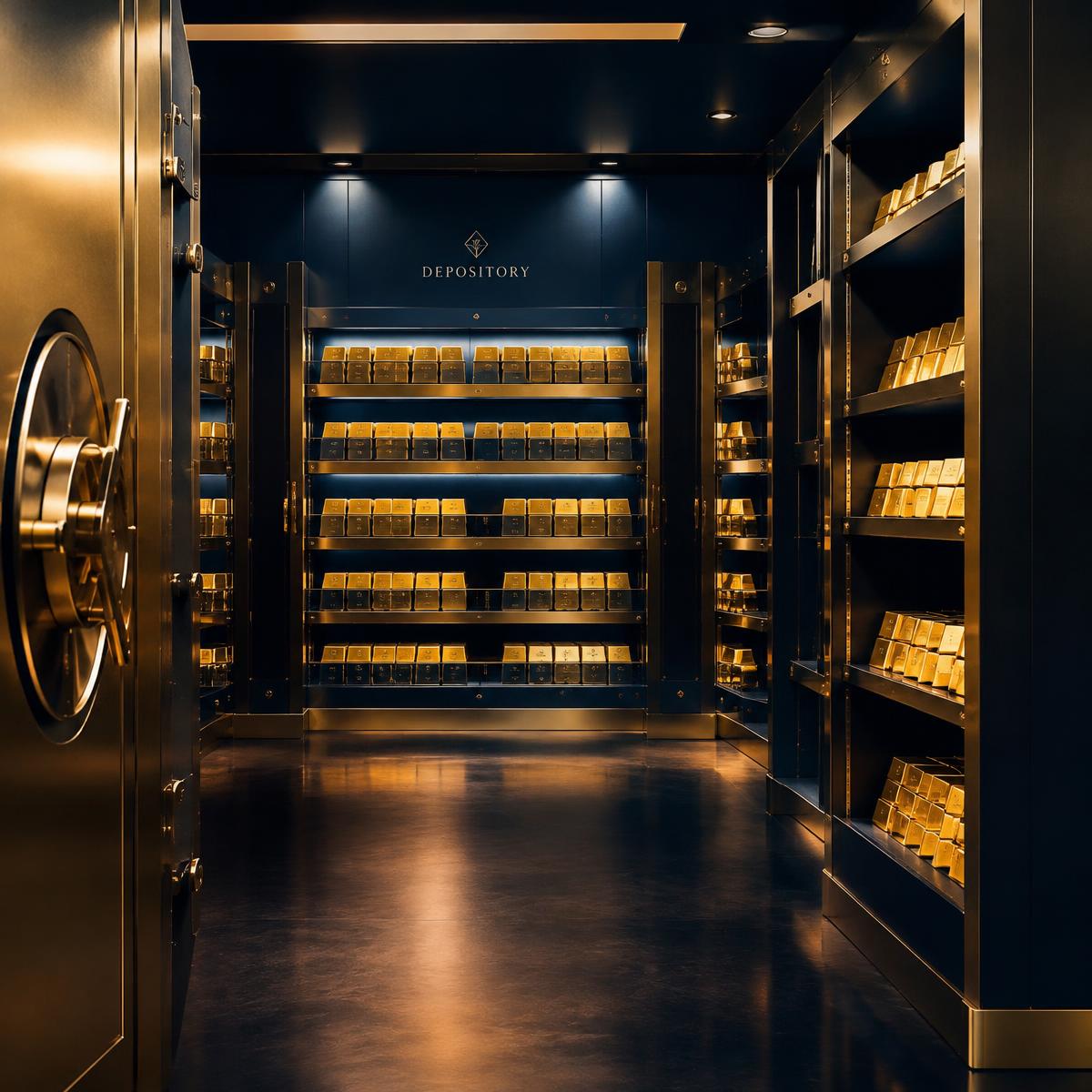Secure gold vault